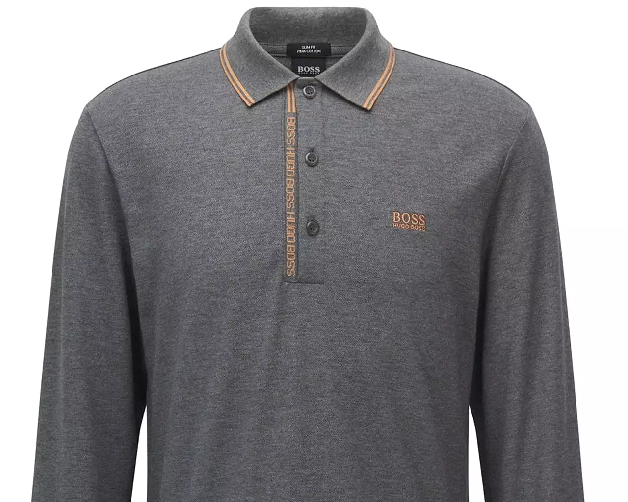 Hugo Boss Pleesy 4 50455784 031 Slim Fit Polo Shirt Grey