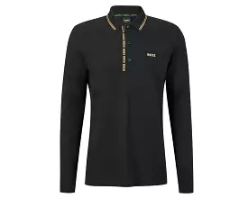 Hugo Boss Pleesy 4 50475649 Long Sleeved Polo Shirt Black