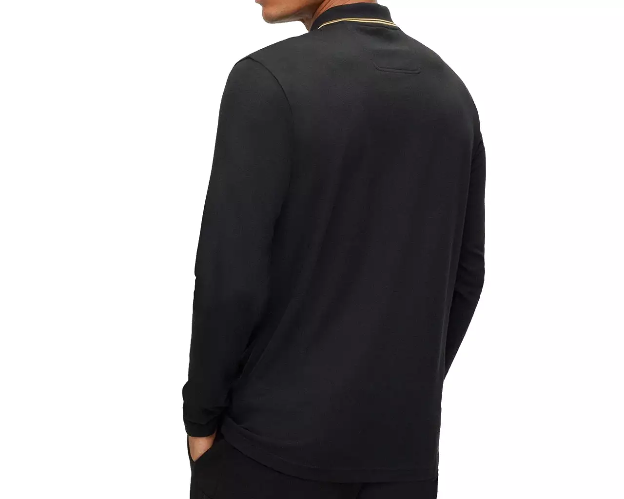 Hugo Boss Pleesy 4 50475649 Long Sleeved Polo Shirt Black