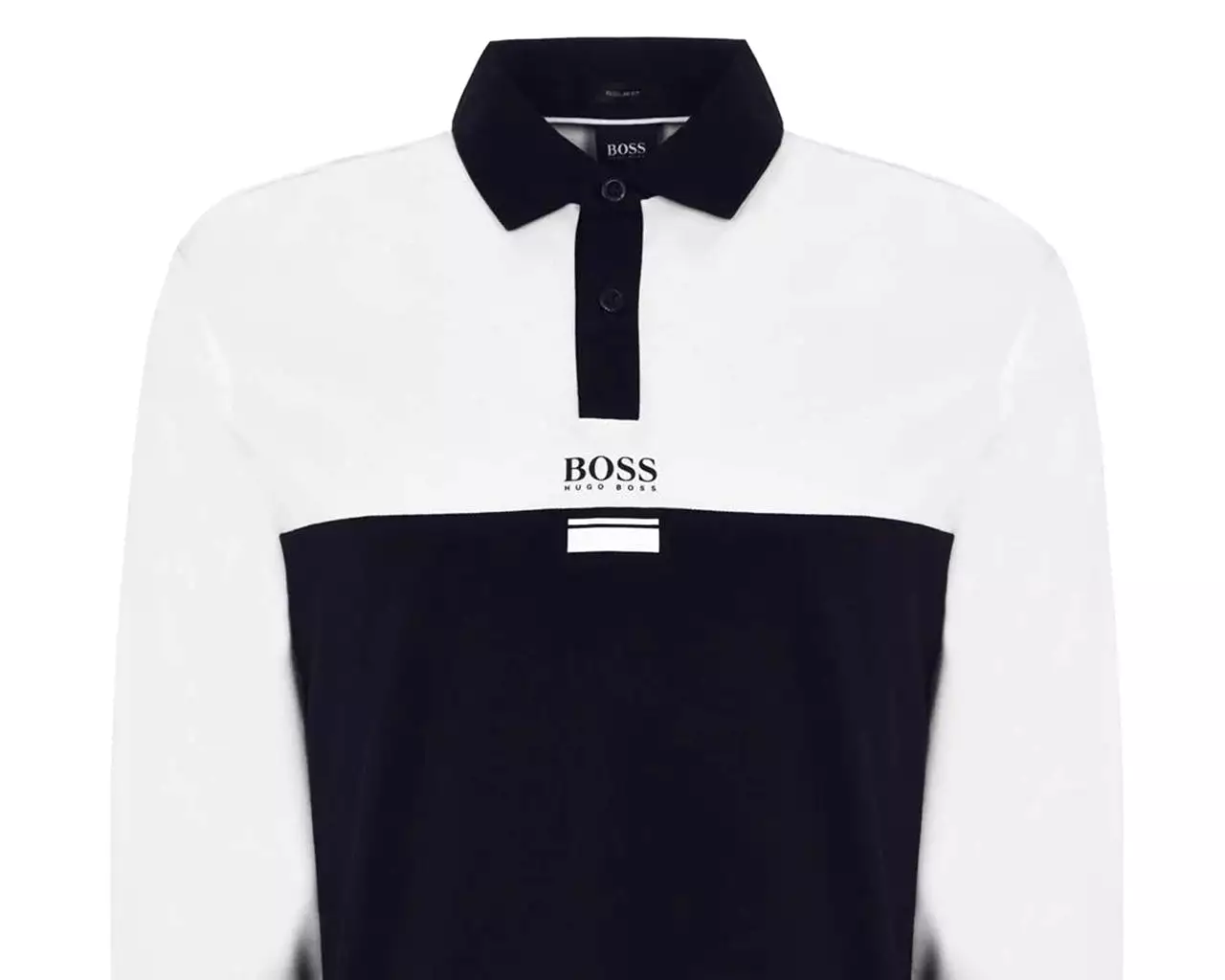 Hugo Boss Plisy 1 50435418 001 Long Sleeve Polo Shirt Black