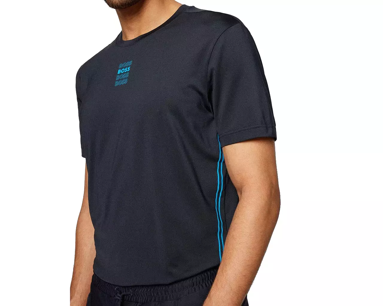 Hugo Boss Tee Gym 50466198 Regular Fit T-Shirt Blue