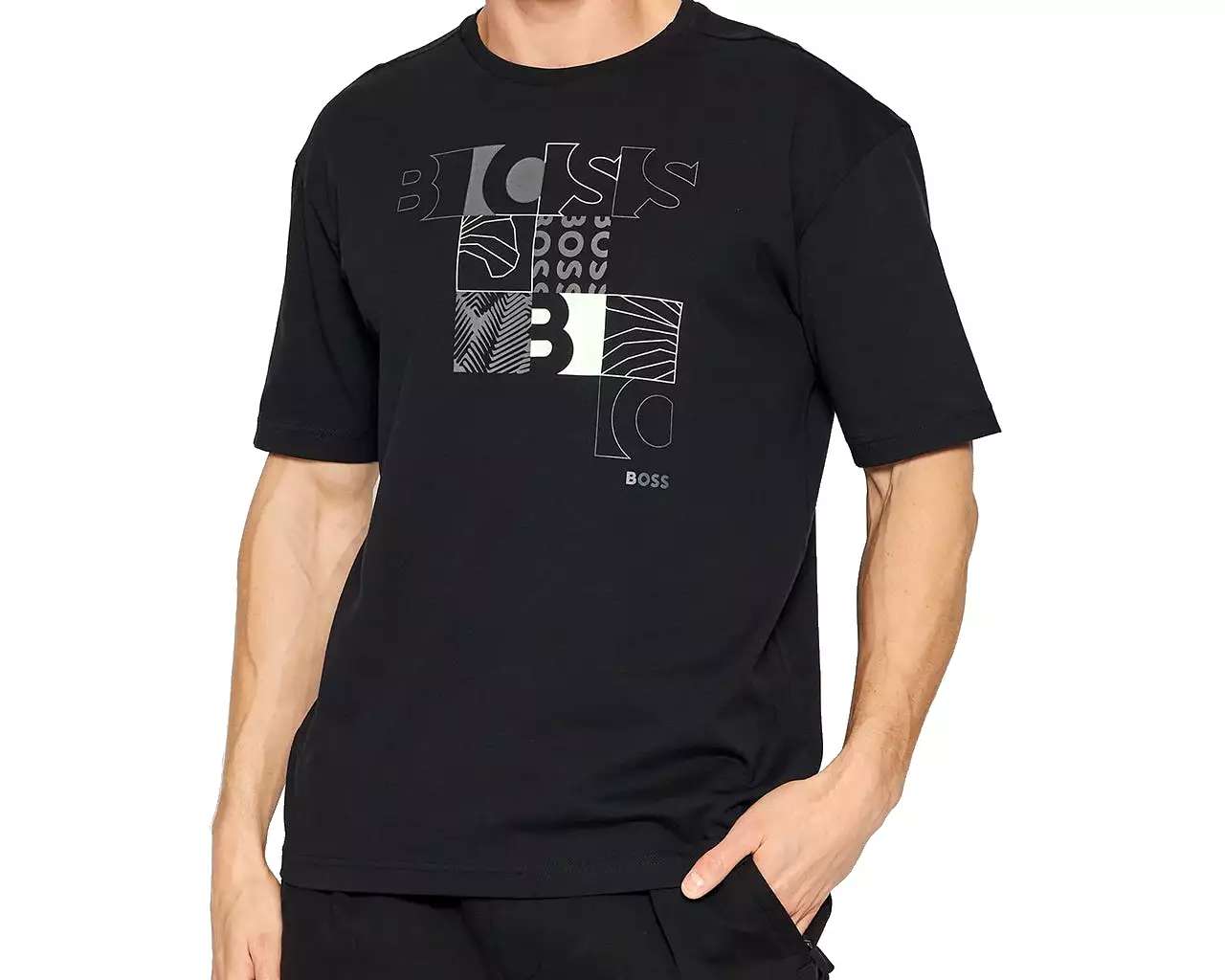 Hugo Boss Tirax 1 50466944 Crew Neck T-Shirt Black