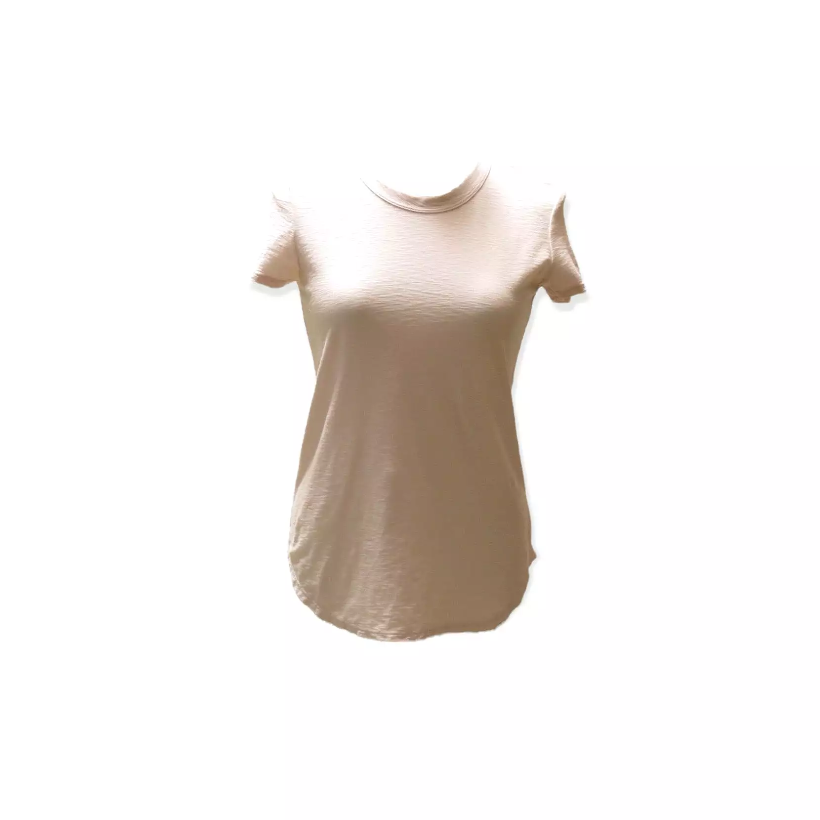 James Perse Sheer Slub Crew Neck Tee