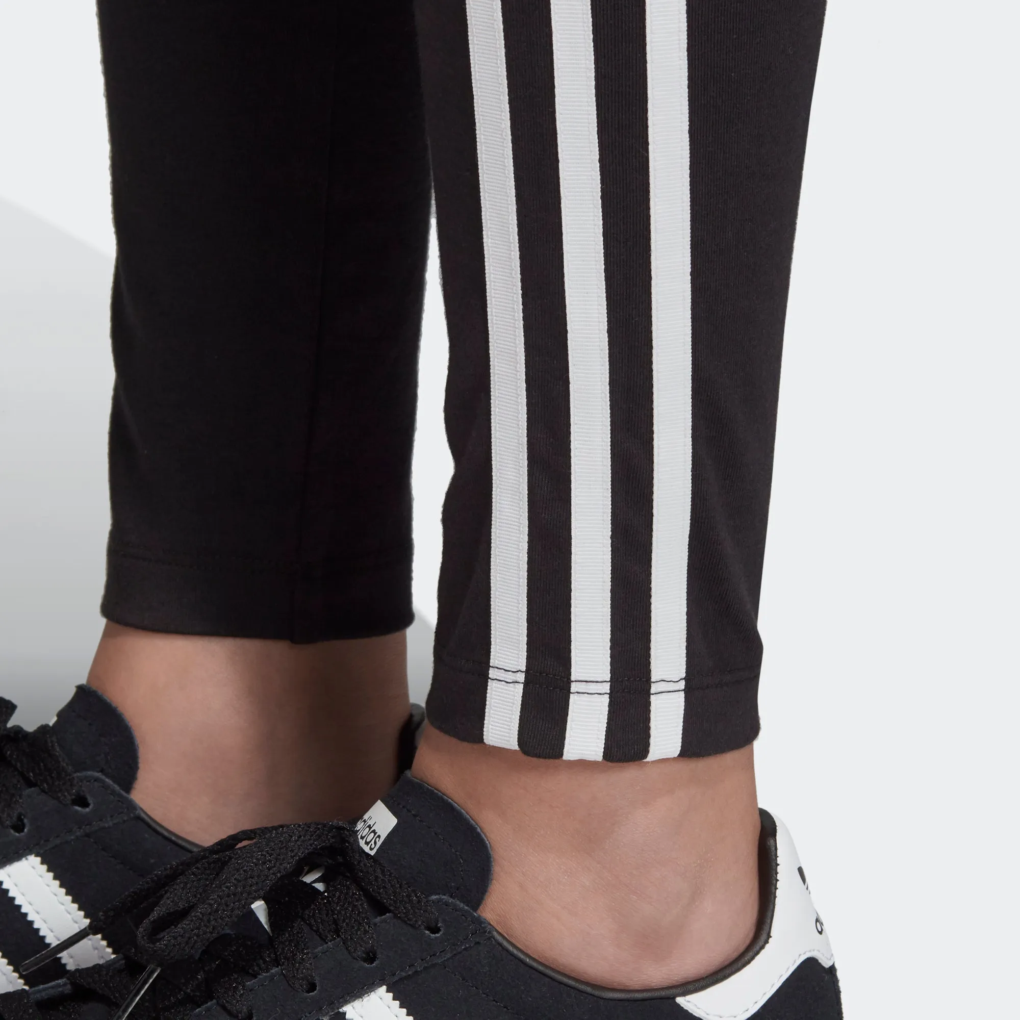 Kids' adidas Originals 3-Stripes Leggings Black