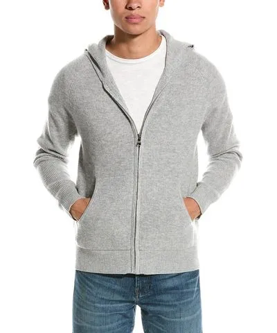 Kier + J Kier+J Wool & Cashmere-Blend Zip Hoodie