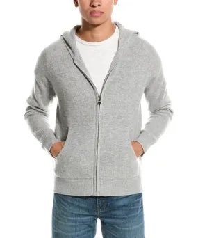 Kier + J Kier+J Wool & Cashmere-Blend Zip Hoodie