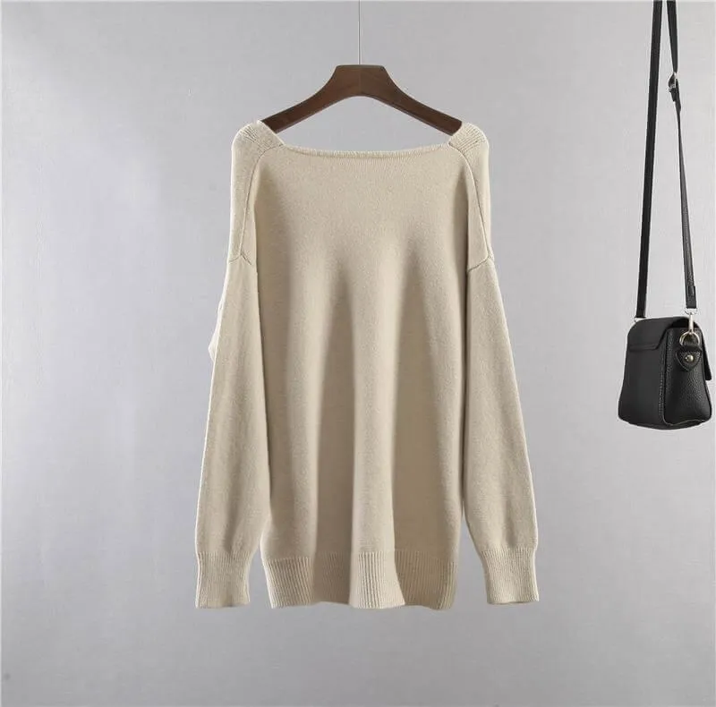 Korean Oversized Cardigan Sweater For Women