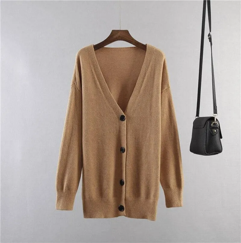 Korean Oversized Cardigan Sweater For Women