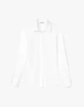 LAFAYETTE 148 Wright Shirt in Italian Stretch Cotton