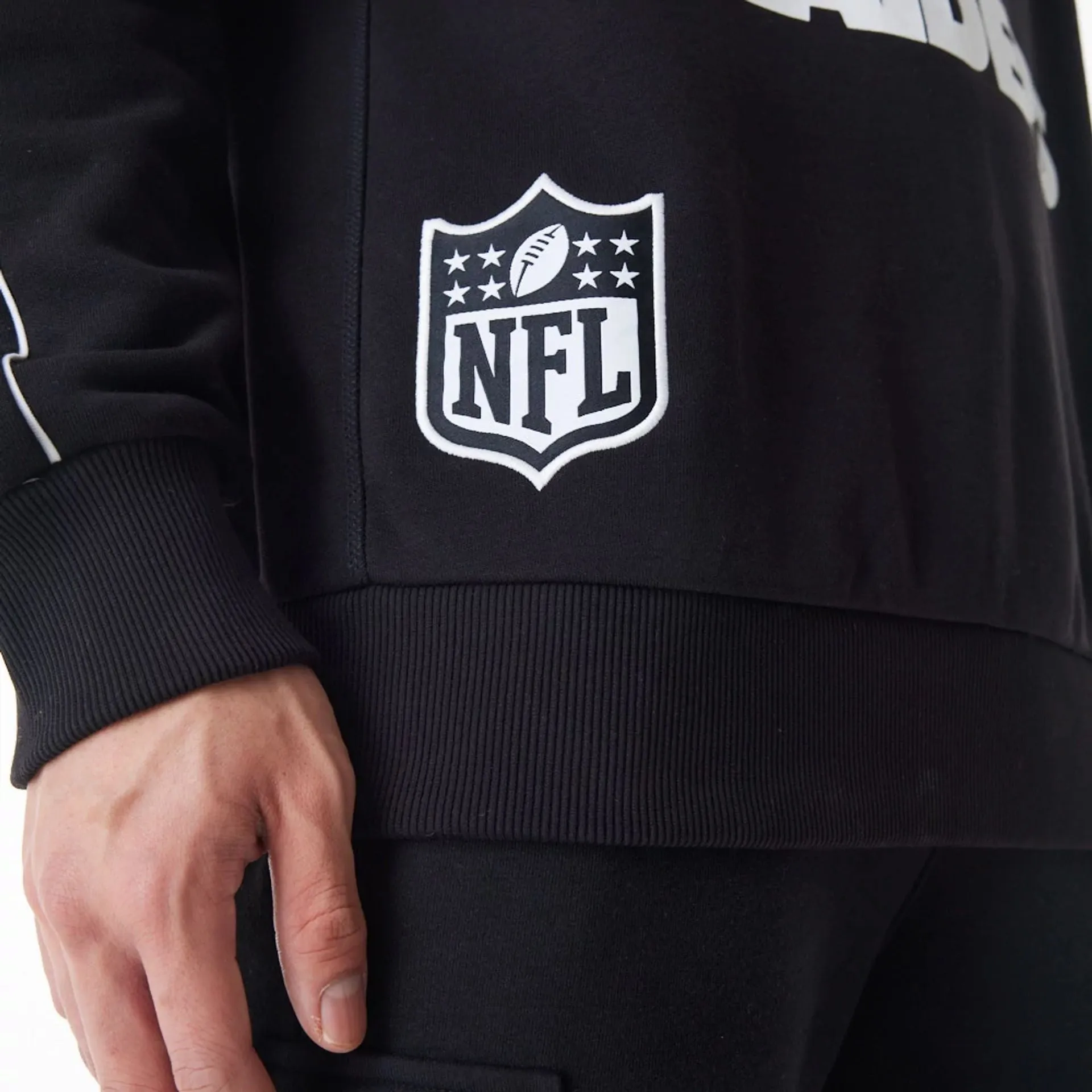 Las Vegas Raiders NFL Graphic Black Crew Neck Sweater