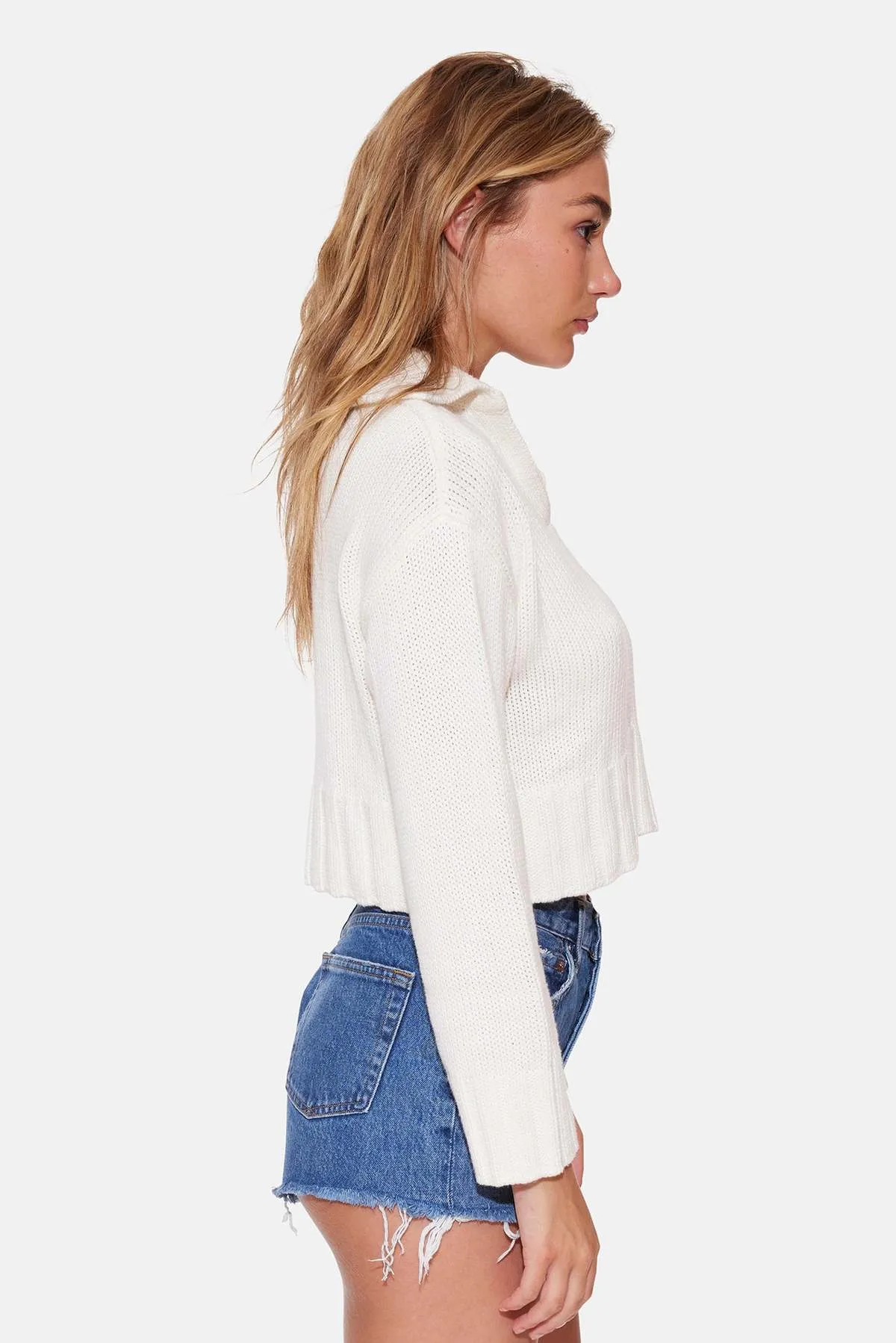 Leia Sweater - White