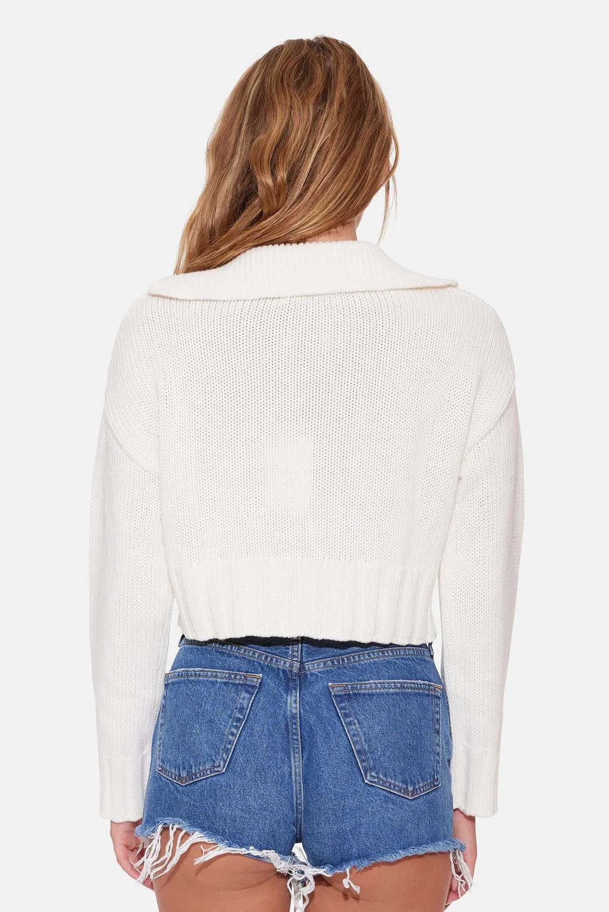 Leia Sweater - White