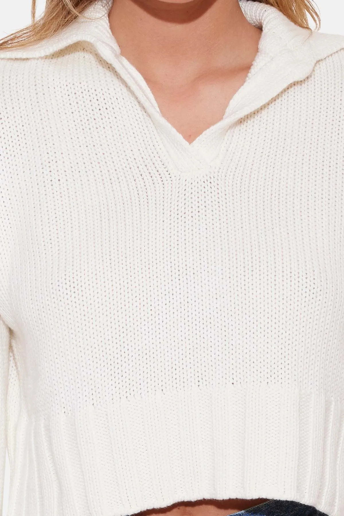 Leia Sweater - White