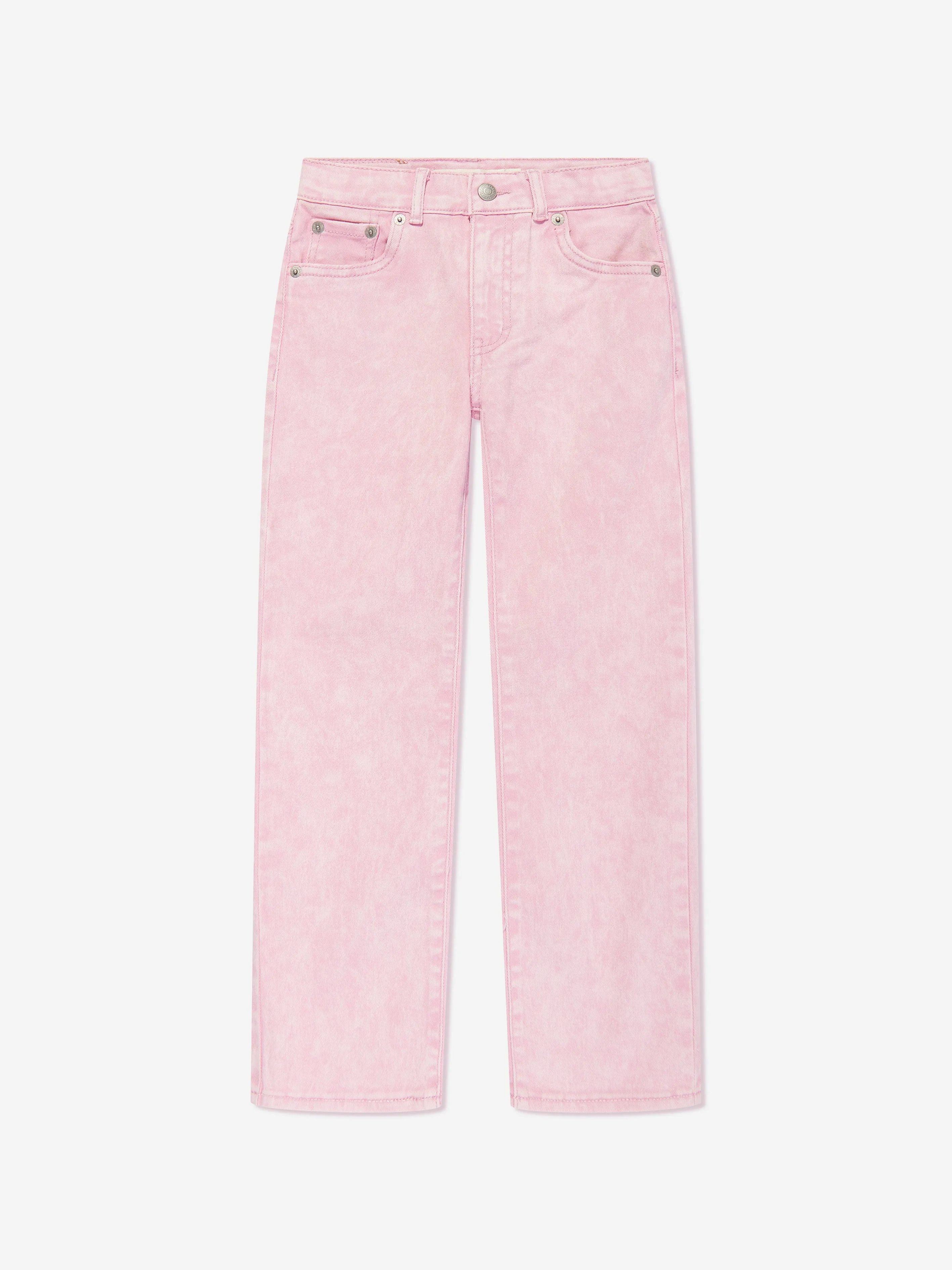 Levi's Wear Girls Wide Leg Jeans in Pink