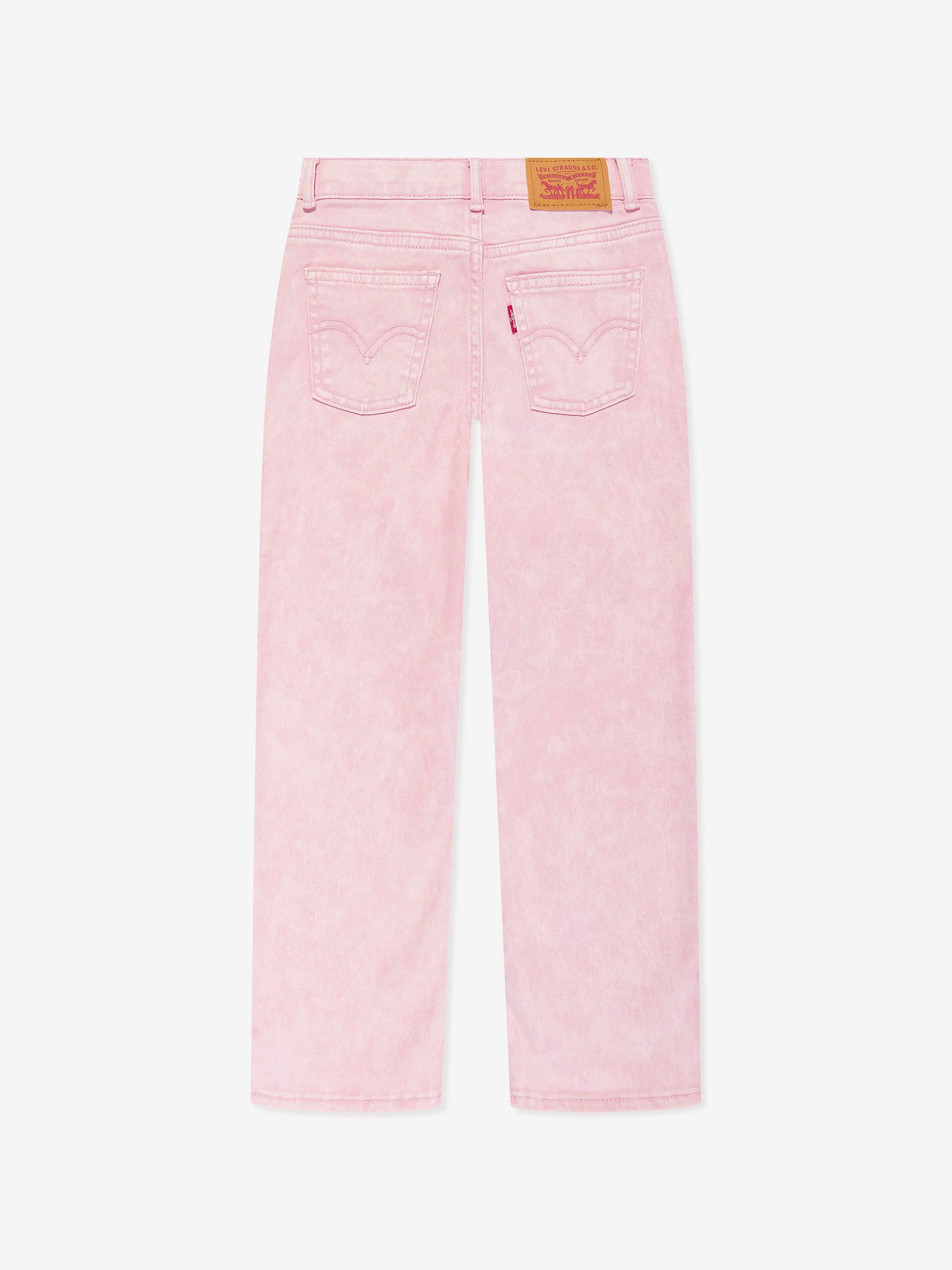 Levi's Wear Girls Wide Leg Jeans in Pink