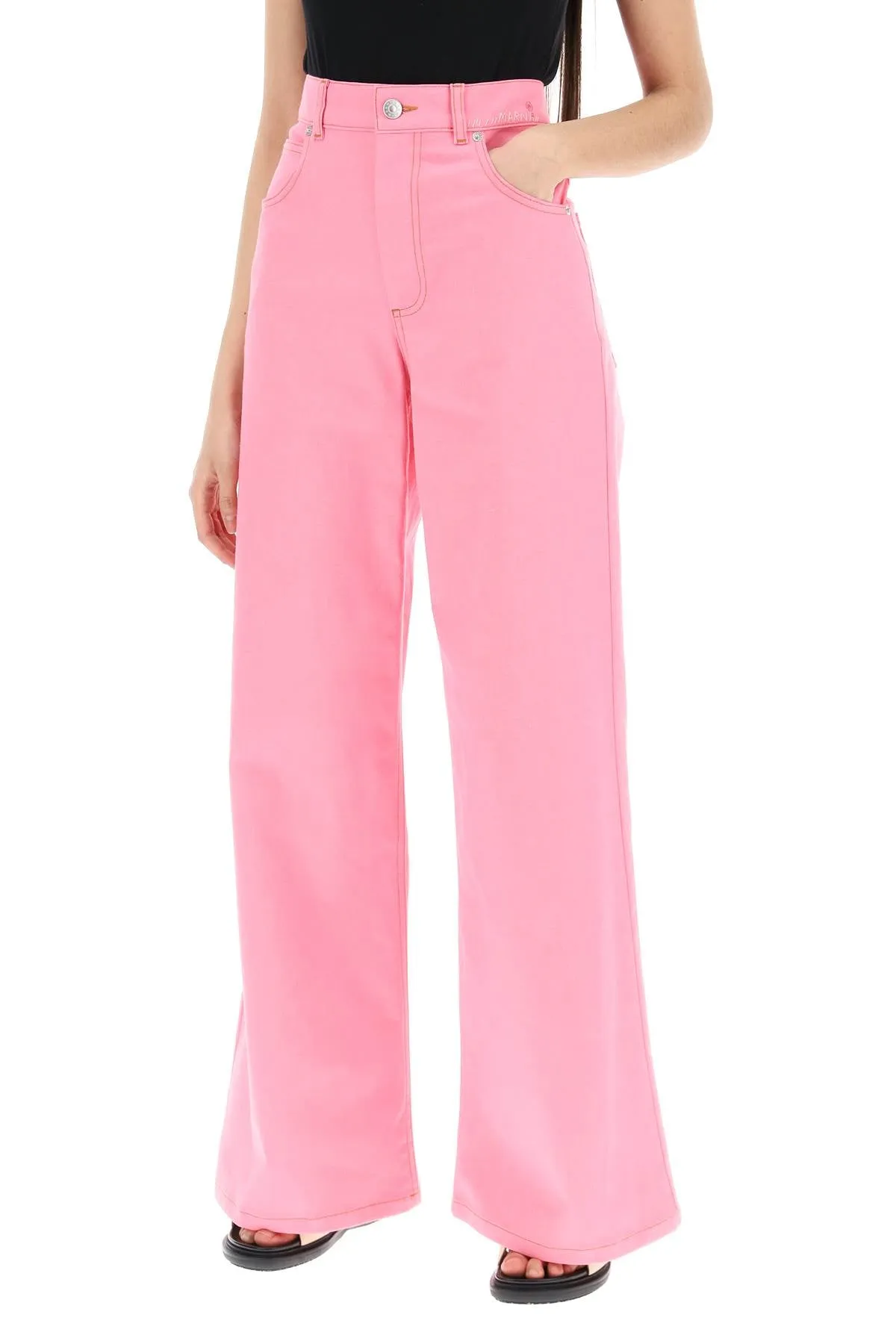 Marni lightweight denim jeans PAJD0492S0UTC341 PINK CLEMATIS