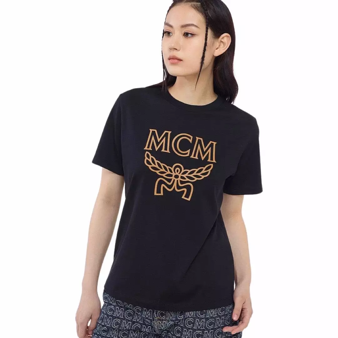 MCM Women’s Classic Logo T-Shirt (Black)