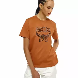 MCM Women’s Classic Logo T-Shirt (Roasted Pecan)