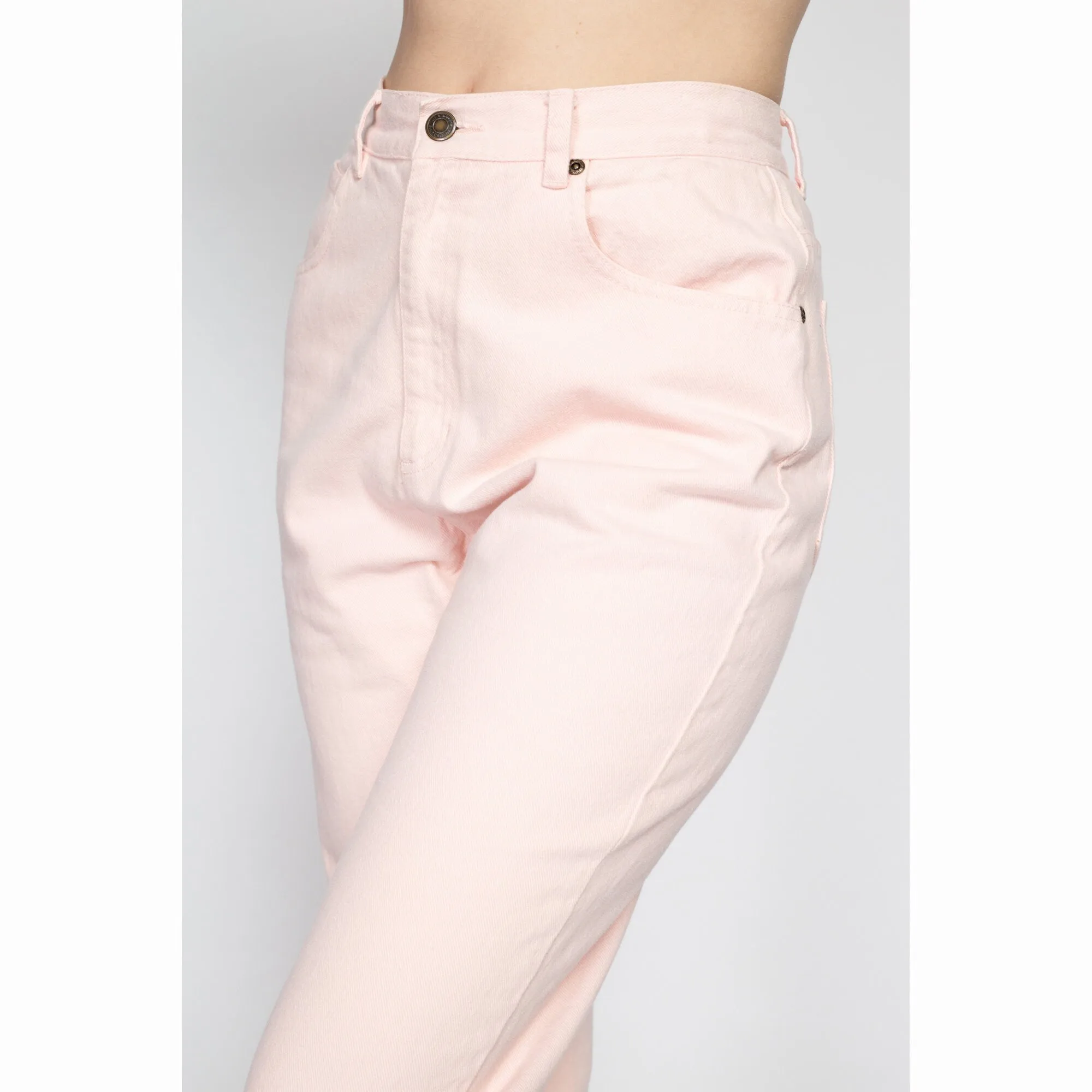 Medium 90s Liz Claiborne Light Pink Mom Jeans 28"