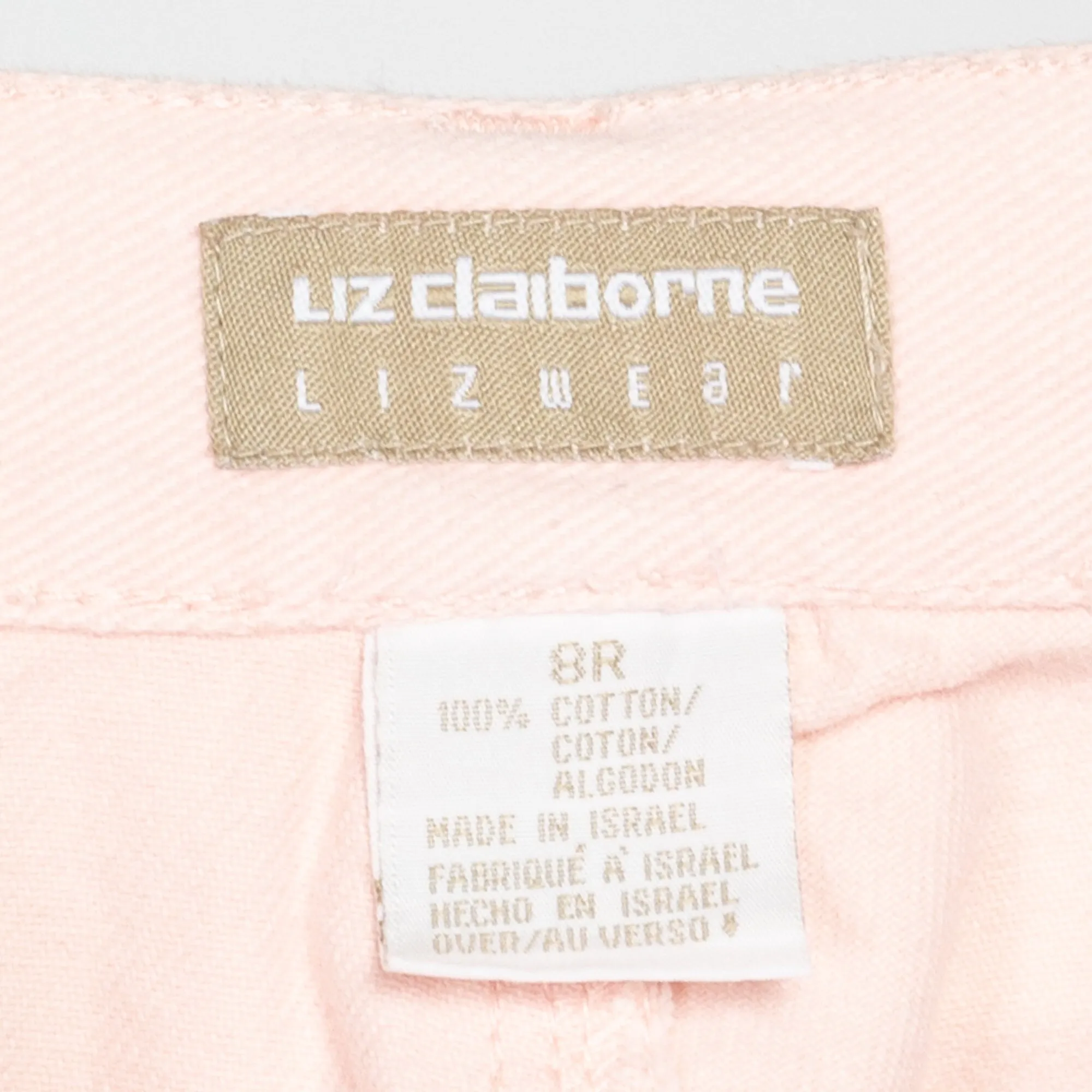 Medium 90s Liz Claiborne Light Pink Mom Jeans 28"