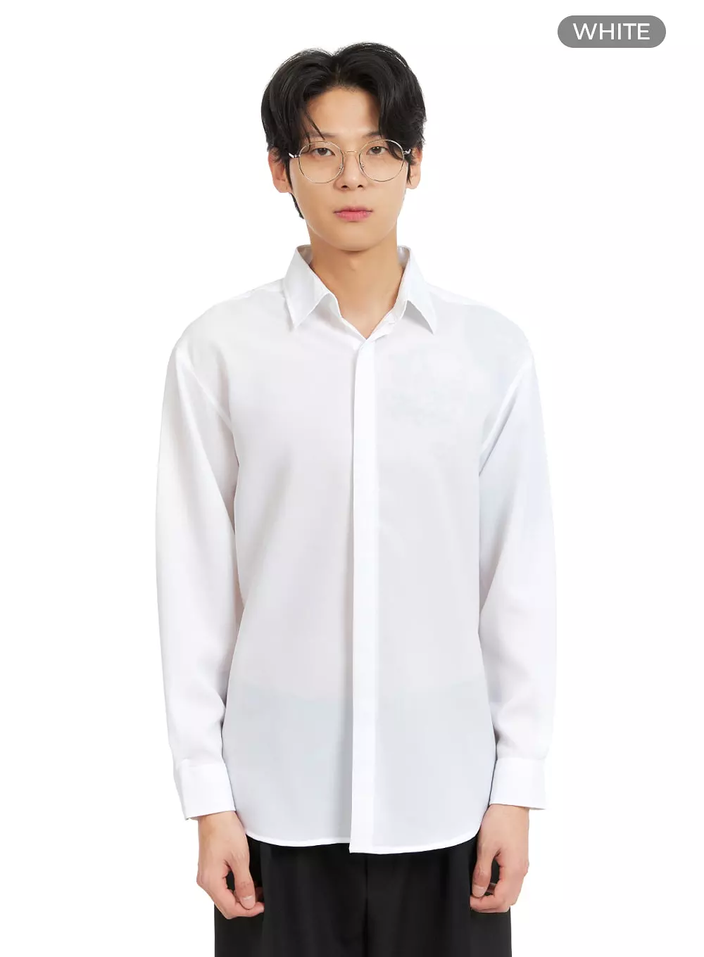 Men's Buttoned Collar Shirt IA402