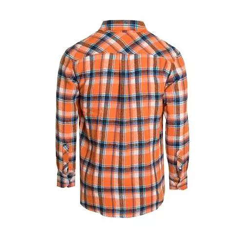 Men's Plaid Flannel Button Down Long Sleeve Shirt