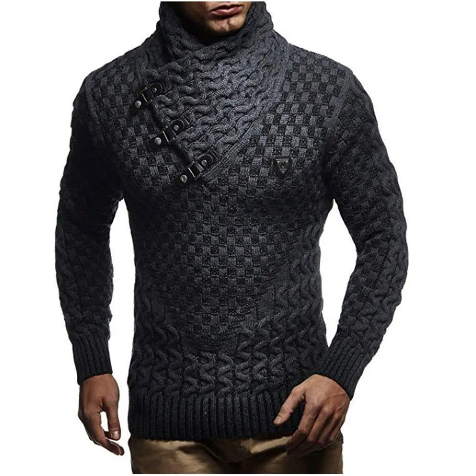 Men's Sweater Turtleneck Pullover Sweater