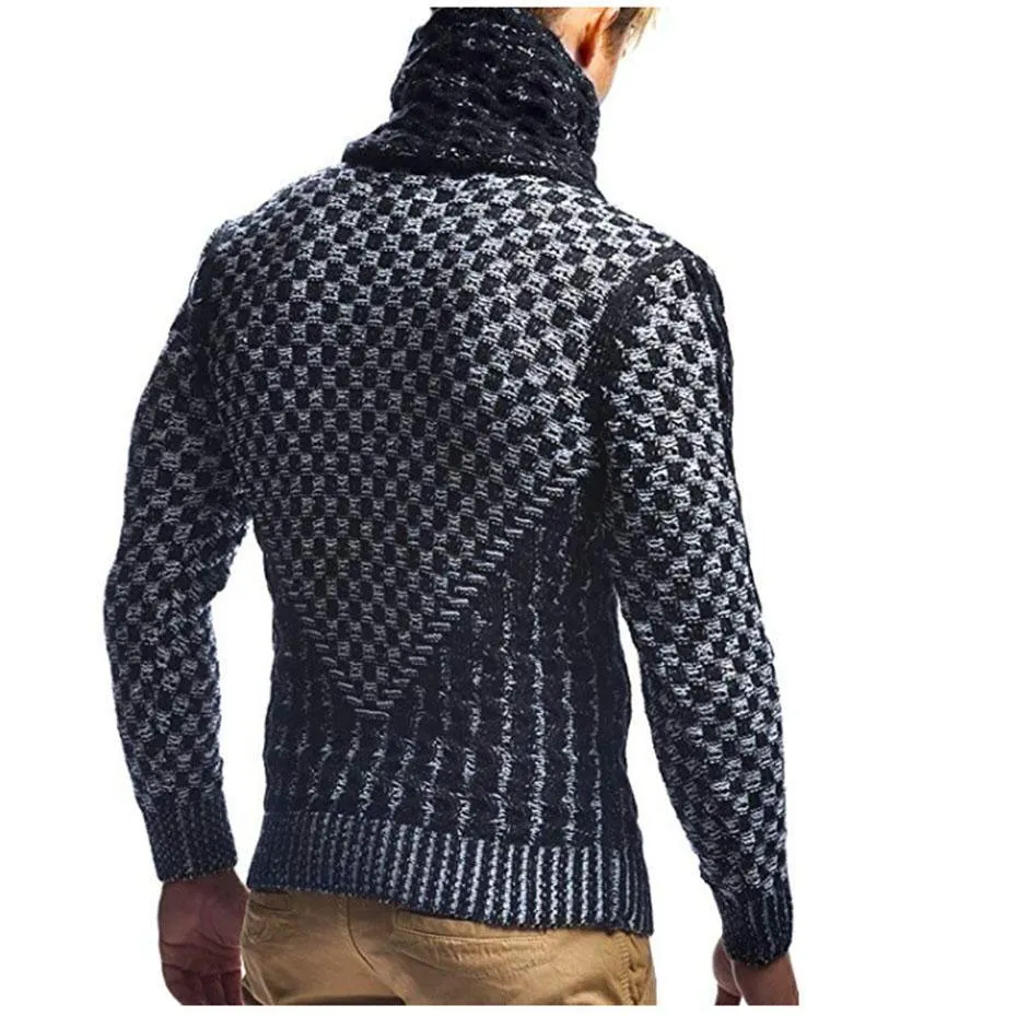 Men's Sweater Turtleneck Pullover Sweater