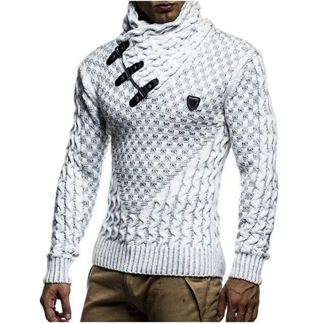 Men's Sweater Turtleneck Pullover Sweater