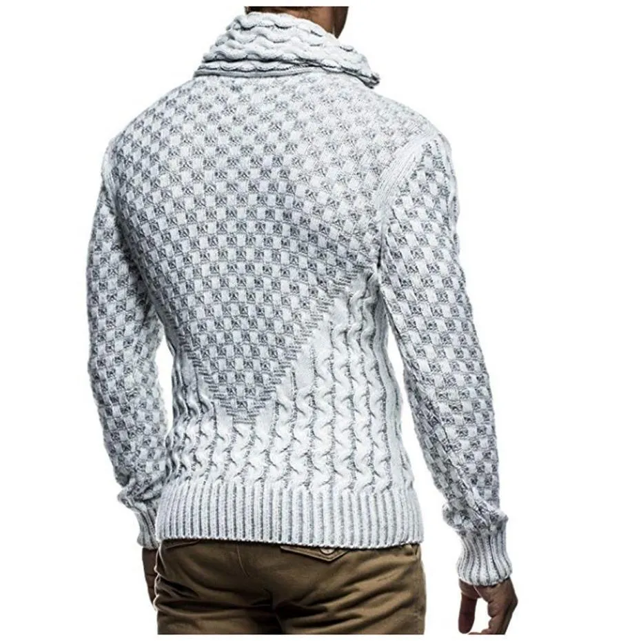 Men's Sweater Turtleneck Pullover Sweater