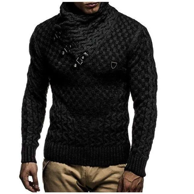 Men's Sweater Turtleneck Pullover Sweater