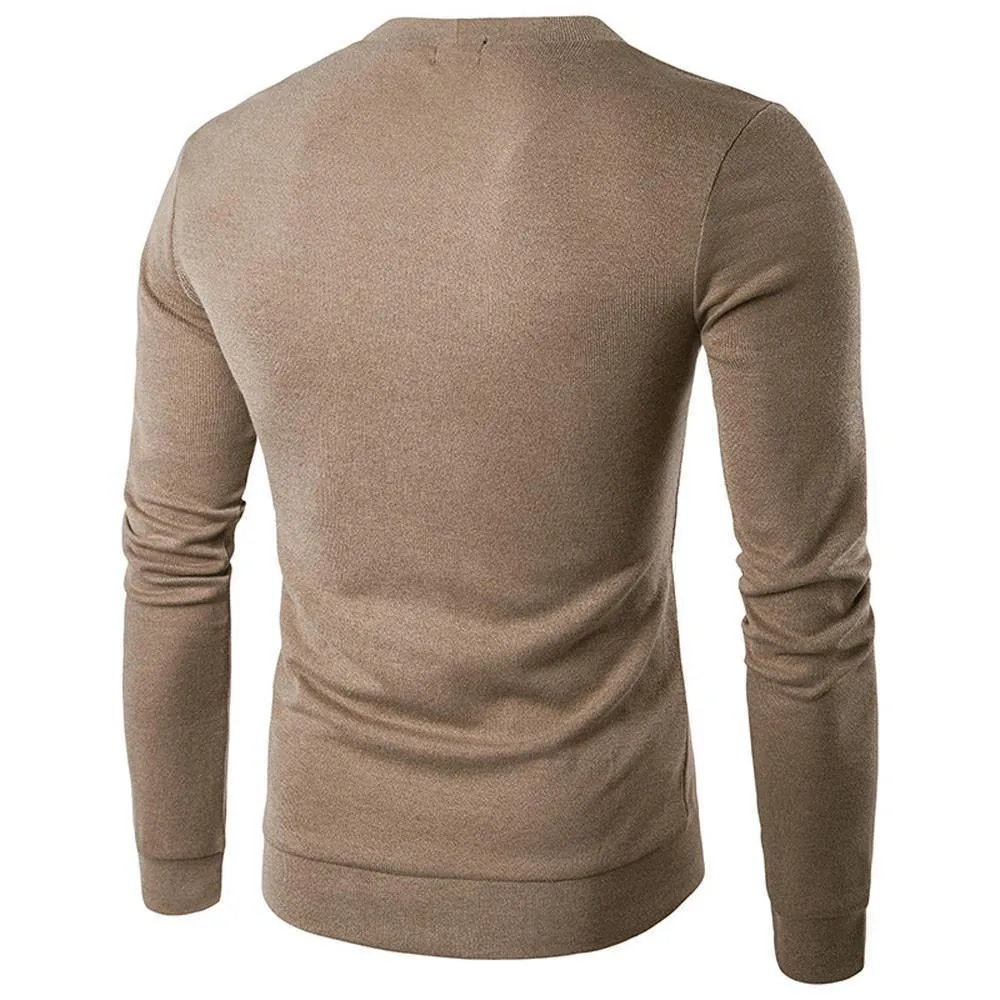 Men's Sweater V-Neck Knit Cardigan