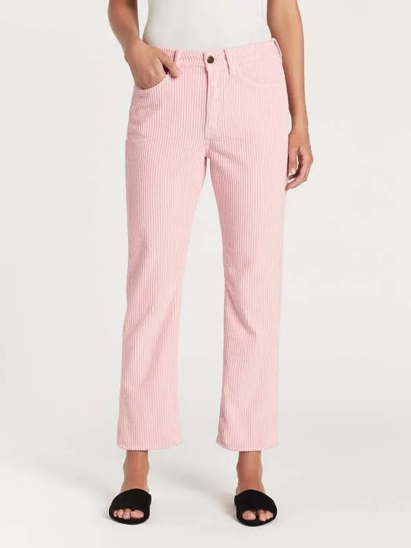 MiH Jeans Daily Crop Cord Pant - PINK