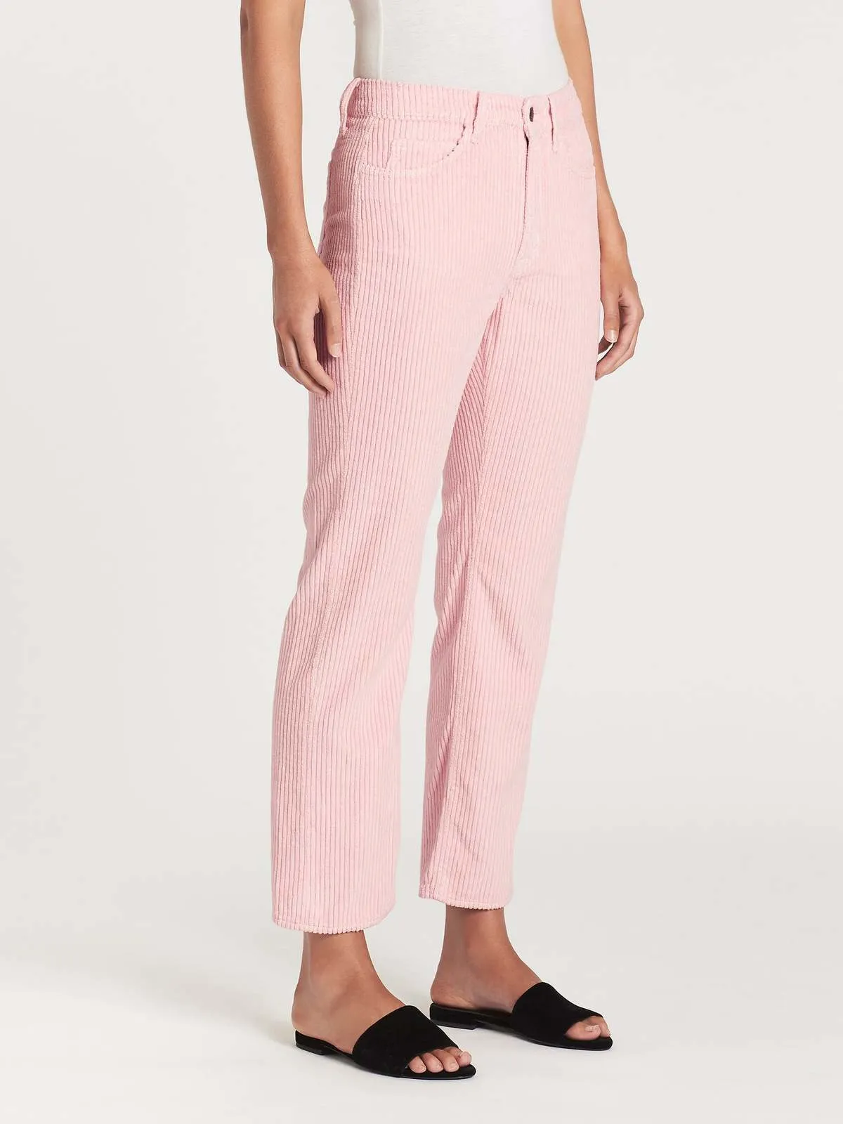 MiH Jeans Daily Crop Cord Pant - PINK