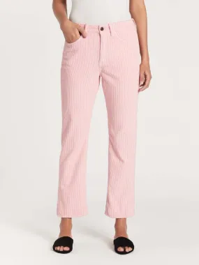 MiH Jeans Daily Crop Cord Pant - PINK