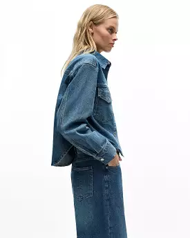 MIKA SHIRT - MID INDIGO