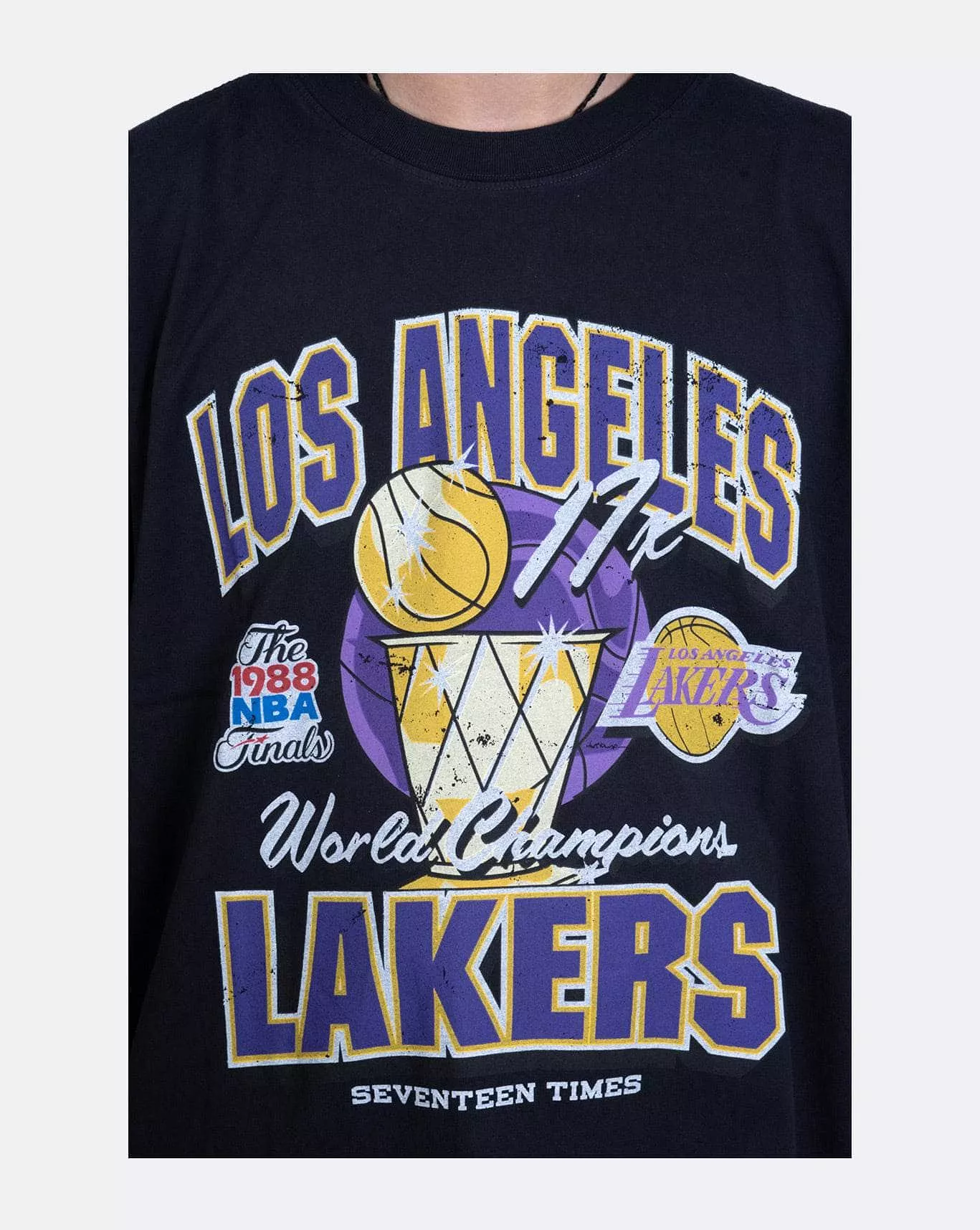 Mitchell & Ness Lakers Champs History Tee