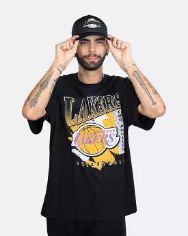 mitchell and ness brush off lakers tee MNLL1176