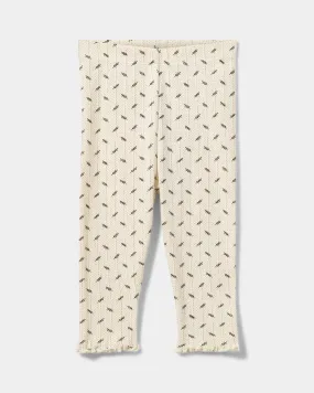 NALINESB LEGGINGS - Antique White