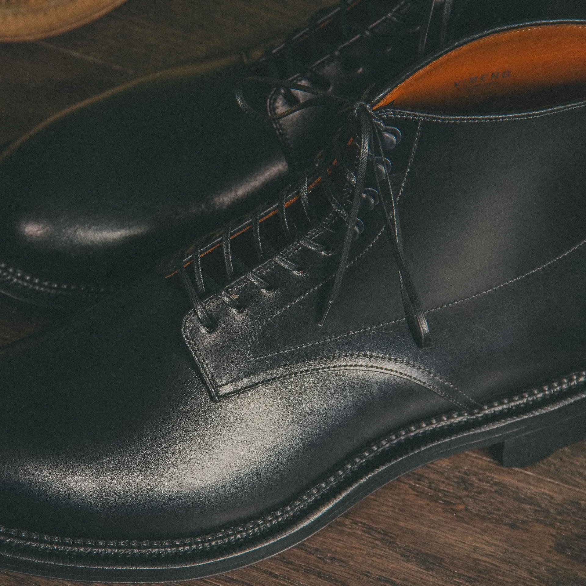 Navvy Boot - Black French Calf