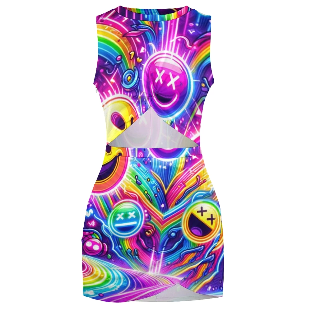 Neon Joy Rave Dress