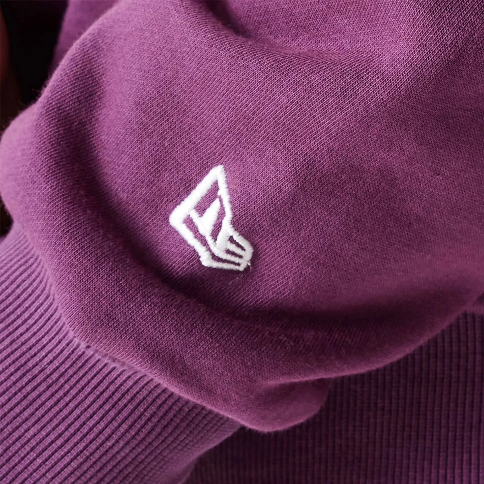 New Era Essential Dark Purple Oversized Crewneck Sweater