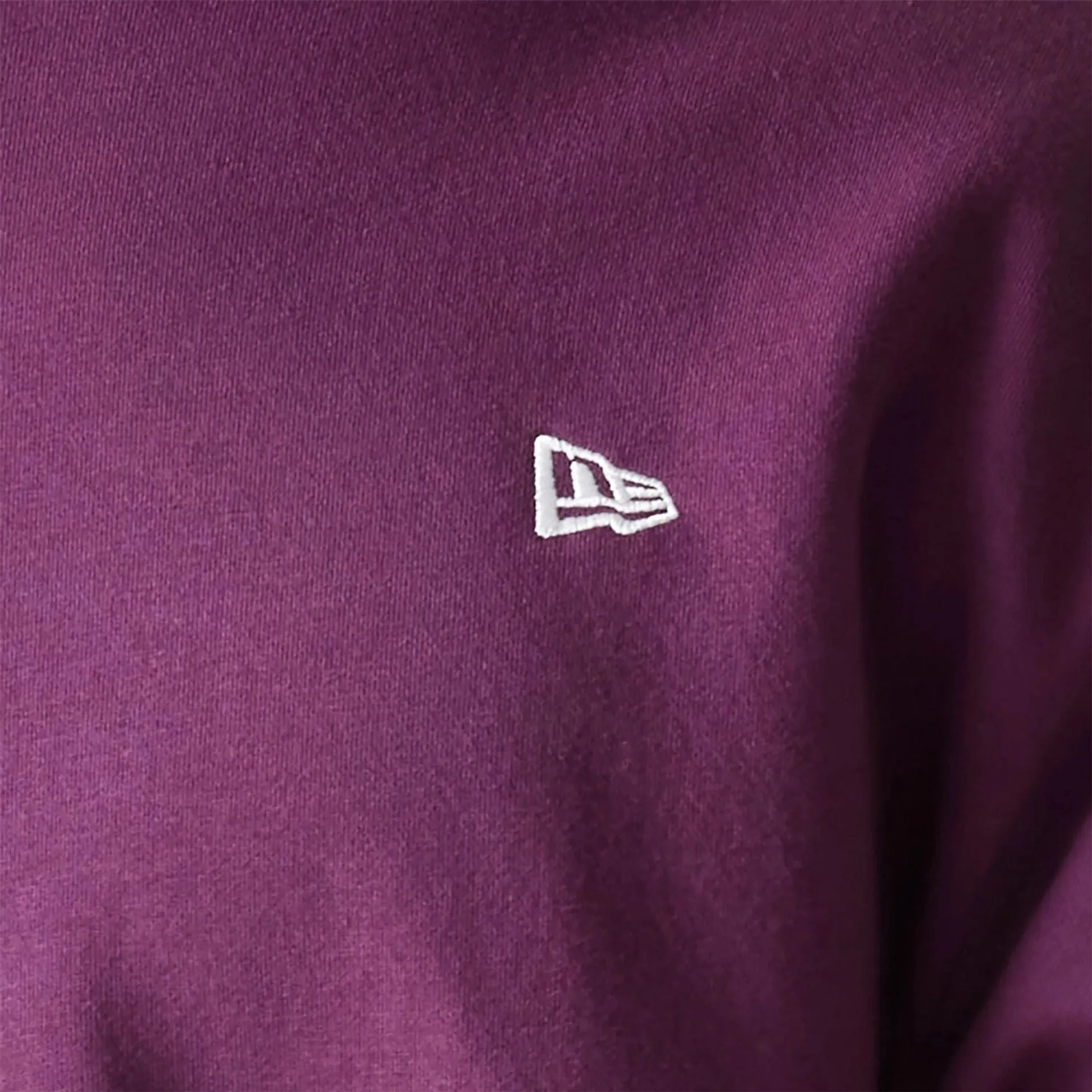 New Era Essential Dark Purple Oversized Crewneck Sweater