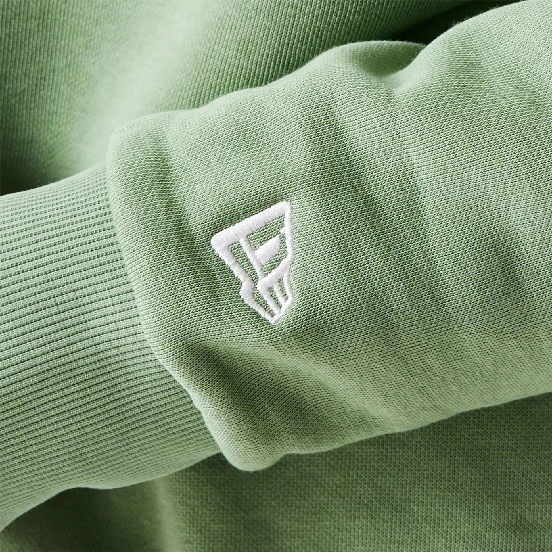 New Era Essential Green Oversized Crewneck Sweater