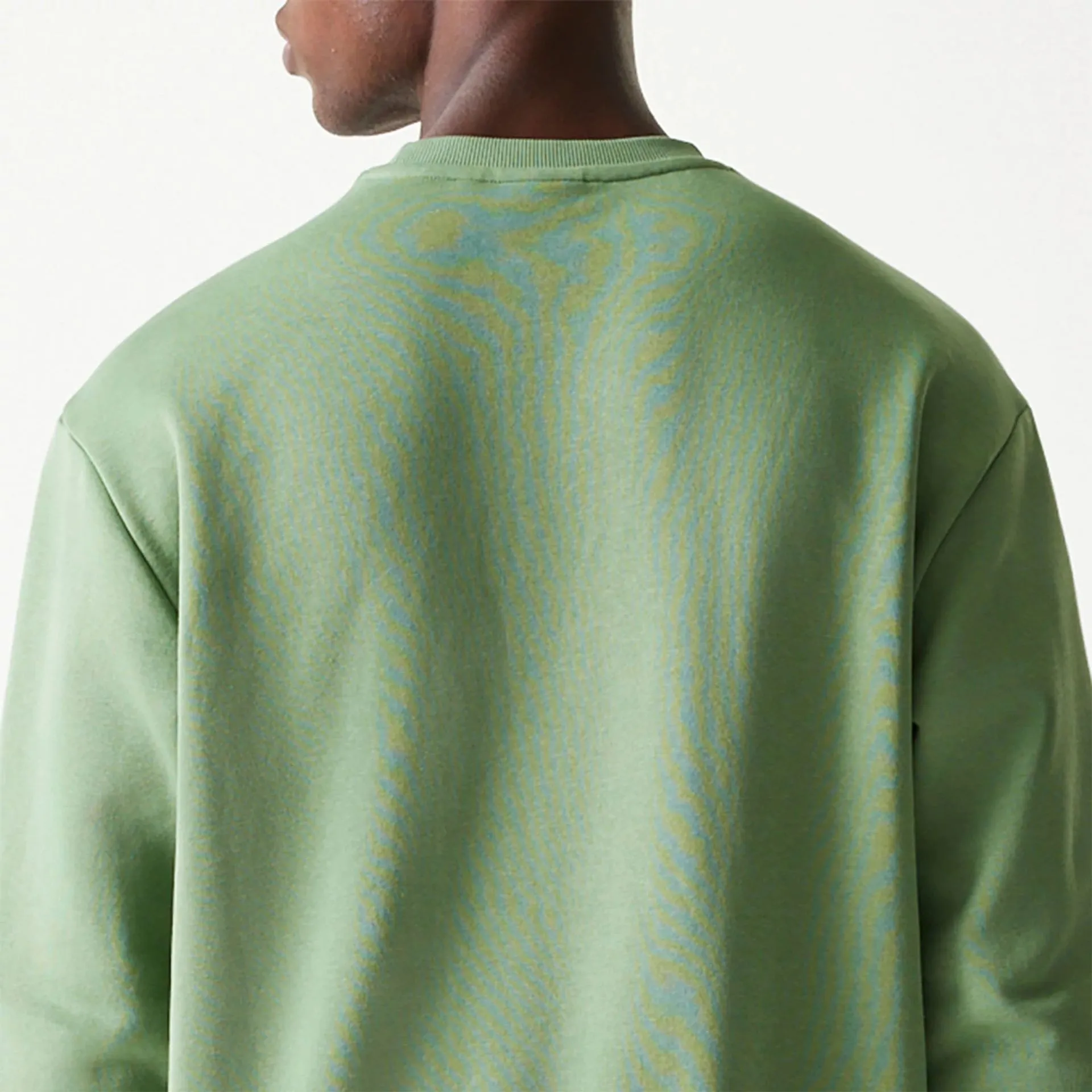 New Era Essential Green Oversized Crewneck Sweater