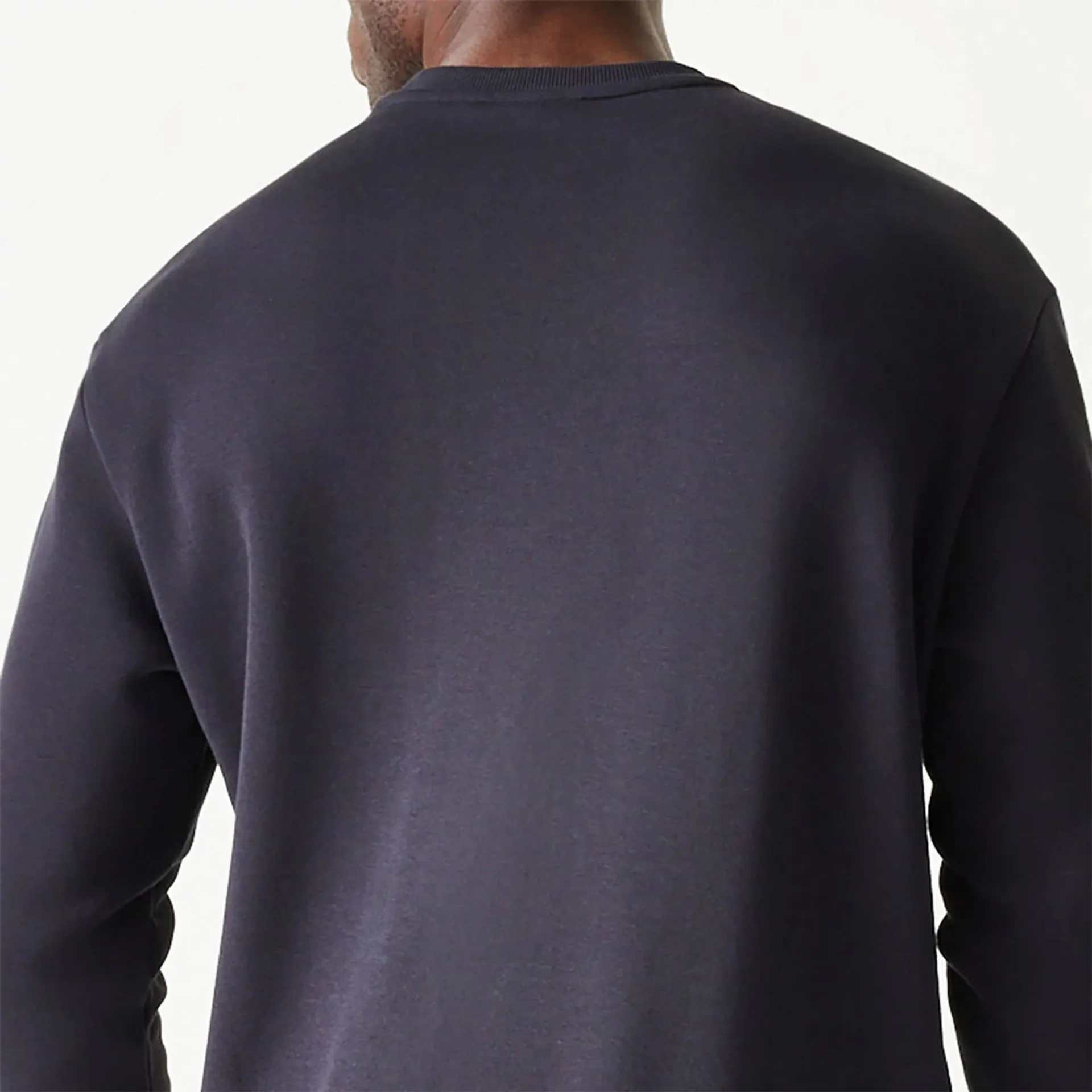 New Era Essential Navy Blue Oversized Crewneck Sweater