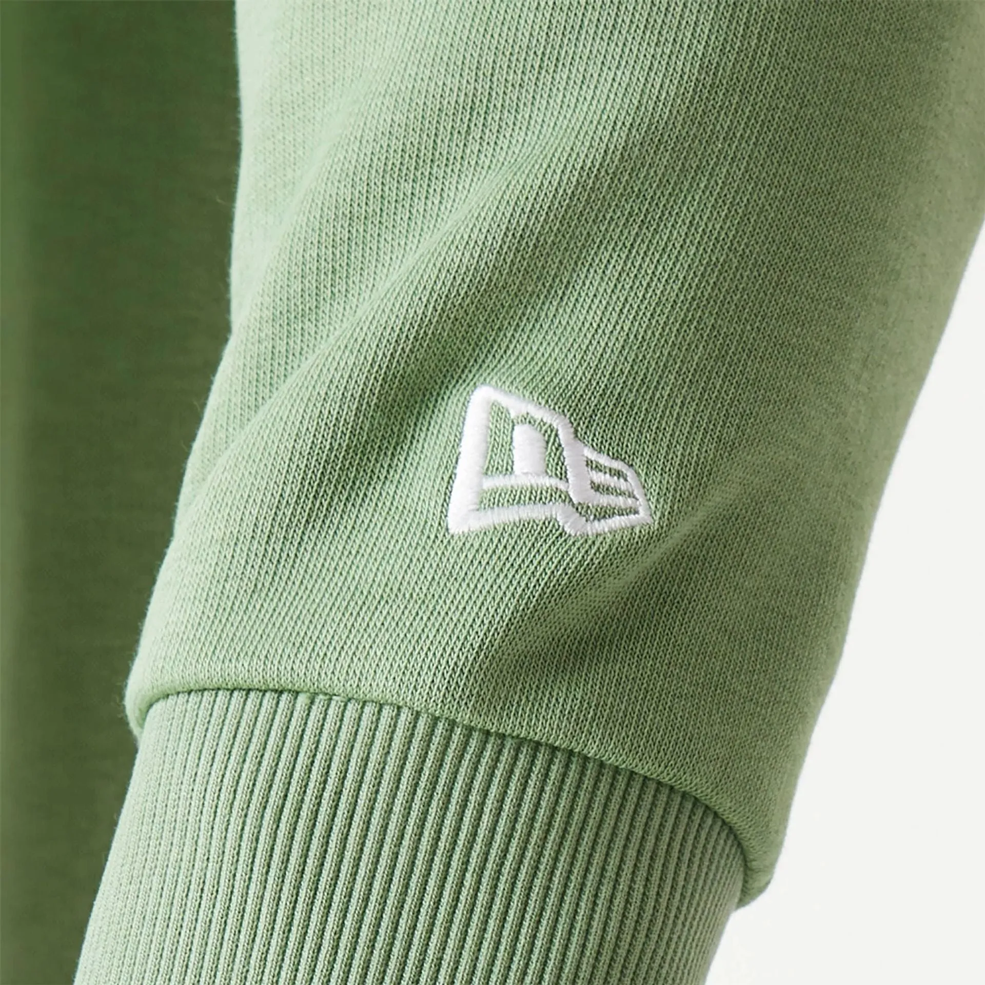 New Era Essential Pastel Green Oversized Crewneck Sweater