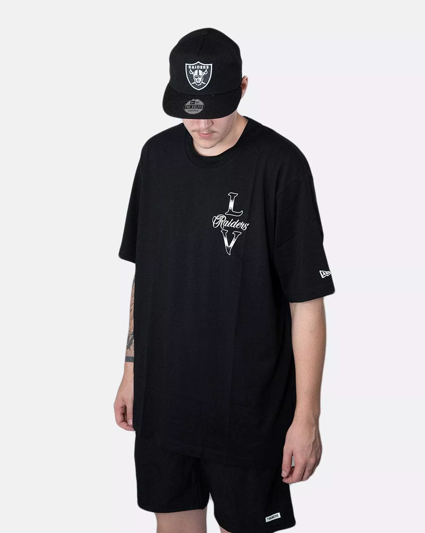 new era las vegas raiders oversized tee