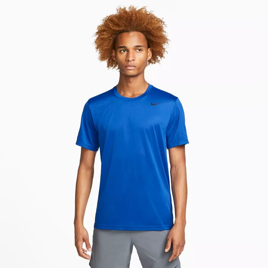 NIKE MEN'S DRI-FIT LEGEND TRAINING BLUE TEE