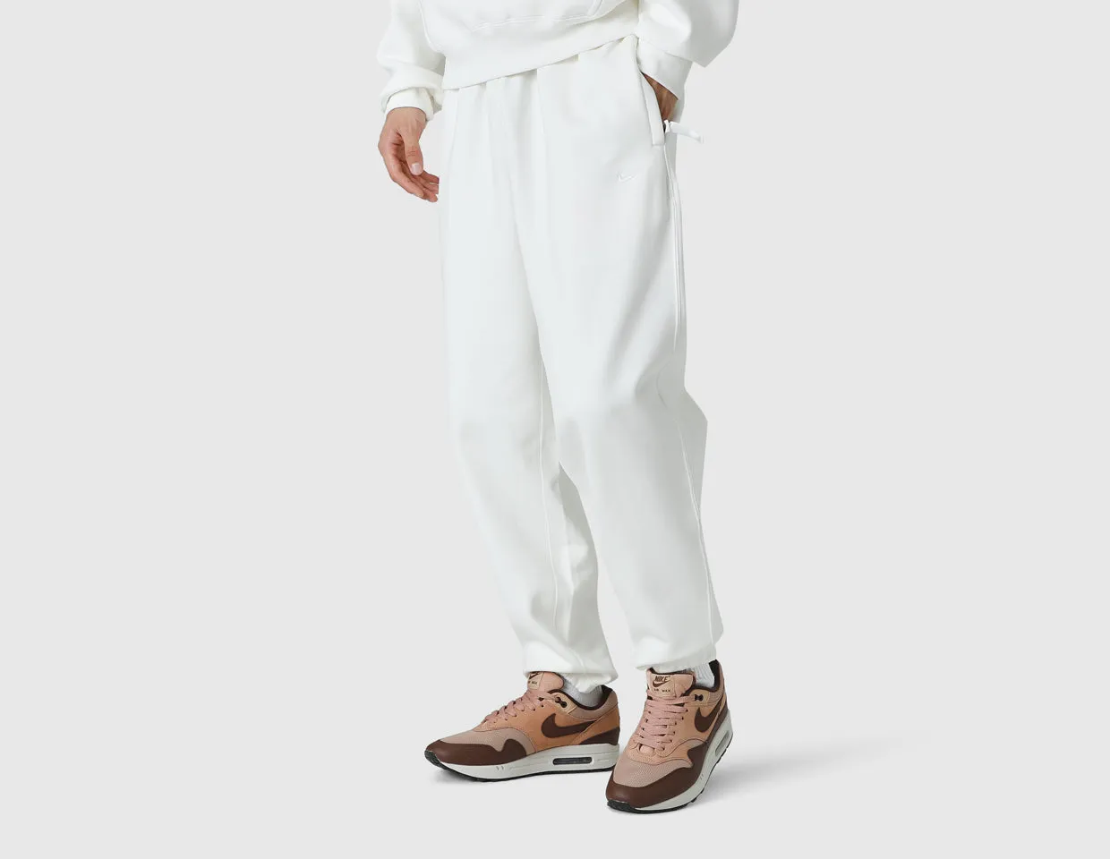 Nike Solo Swoosh Fleece Pants Sail / White